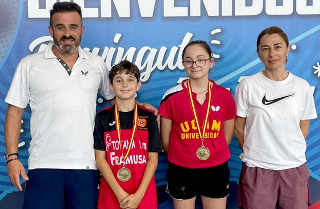 Medalla histórica para el benjamín Vicente Carreño en el Campeonato de España de Tenis de Mesa